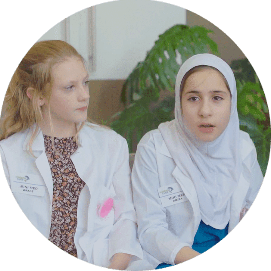 two students together